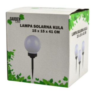 Lampa solarna h:41cm Kula 0724